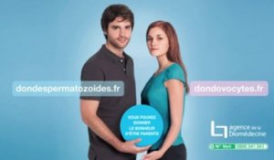 Campagne de sensibilisation au don de spermatozoïdes et d'ovocytes