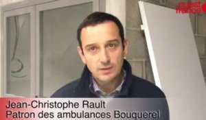 Déménagement des ambulances Bouquerel - Les ambulances quittent le centre-ville