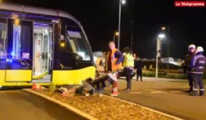 Brest. Nouvelle collision voiture contre tramway