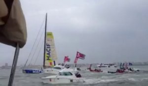 Vendée Globe. Les images de l'arrivée de François Gabart