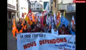 Lannion. 2.500 manifestants pour défendre l'emploi