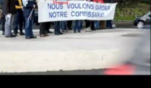 Saint-Brieuc. Les policiers manifestent contre une fermeture du commissariat de Dinan