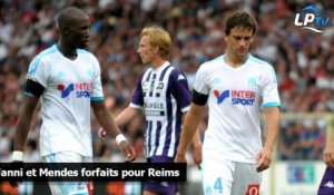 Fanni et Mendes forfaits pour Reims