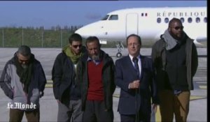 Libération des otages : "une immense joie", selon Hollande