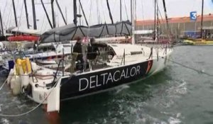 Le Havre : les skippers protègent leurs bateaux avant la tempête