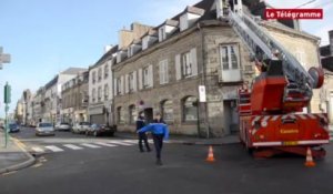 Pontivy. Sortie des pompiers