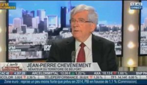 Jean-Pierre Chevènement, sénateur du Territoire de Belfort, dans l'invité de BFM Business - 05/11