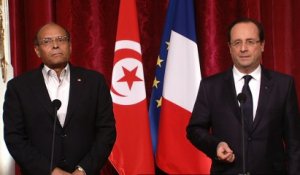 Déclaration conjointe avec M. Moncef MARZOUKI, président de la République tunisienne