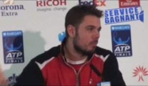 Masters Londres 2013 - Wawrinka : "Je vais espérer que Rafa gagne"