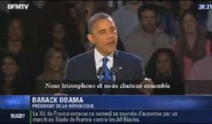 BFMTV Flashback: le discours émouvant de la victoire d'Obama - 09/11