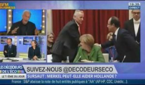 Sursaut: Merkel peut-elle aider Hollande ? dans Les décodeurs de l'éco - 12/11 2/5