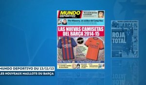 Les nouveaux maillots 2014-2015 du Barça, Mancini prêt à faire un gros coup sur le mercato !