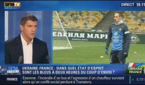 BFM Story: Ukraine-France: l'état d'esprit des Bleus, à deux heures du coup d'envoi - 15/11