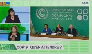 Les attentes sur la COP19 et la participation de Silten au Cleantech Open: Corinne Lepage, Olivier Duverdier, Cyril Torre dans Green Business - 17/11 3/4