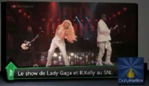 Le show sexy de Lady Gaga avec R.Kelly à la Une du Top Média