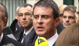 "On ne peut pas accepter qu'on s'en prenne à un journal", déclare Valls
