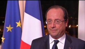 C'est "la liberté d'information qui était visée" par le tireur à Paris, selon Hollande