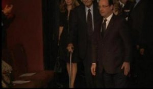 François Hollande et Jacques Chirac se retrouvent, enfin au Quai Branly - 21/11