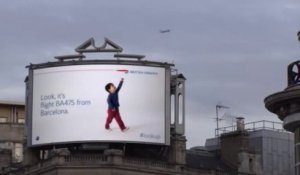 Panneau publicitaire magique - British Airways
