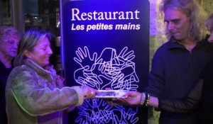 Inauguration du restaurant solidaire à la CIDM