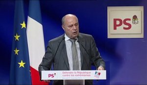 Jean-Michel Baylet au grand meeting de la Gauche : Défendre la République contre les extrémismes