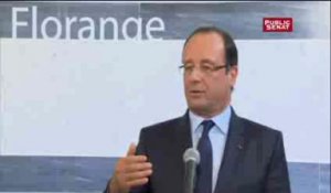 Hollande promet de revenir «chaque année» à Florange