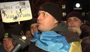 Ukraine : manifestations pacifiques contre le pouvoir