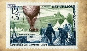 Histoires de timbres : Histoires de timbres - les ballons montés