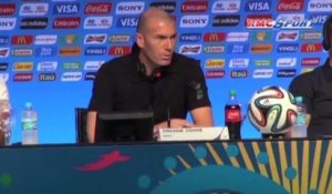 Mondial 2014 / Zidane veut du lourd pour les Bleus - 05/12