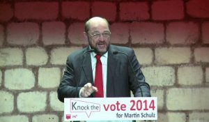 Intervention de Martin Schulz lors du séminaire «Knock the vote»