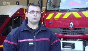 Thierry Dejouet, sapeur-pompier à Valmorel : "On recherche des volontaires"