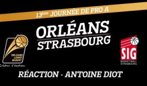 Réaction d'Antoine Diot - J13 - Orléans reçoit Strasbourg