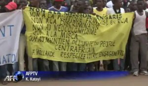 Centrafrique : manifestation contre la France à Bangui