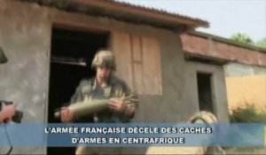 L'armée française décèle des caches d'armes en Centrafrique
