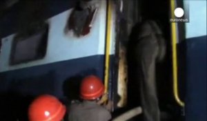 Incendie mortel à bord d'un train dans le sud de l'Inde