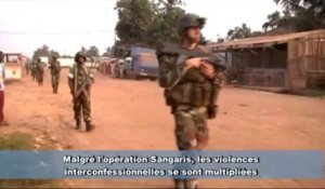 Centrafrique : les troupes françaises en opération à Bangui