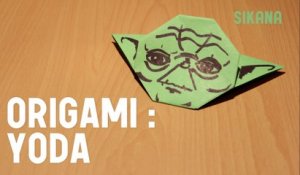 Faire un origami de Yoda