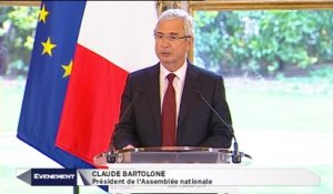 Évènements : Voeux à la presse de Claude Bartolone, président de l'Assemblée nationale.