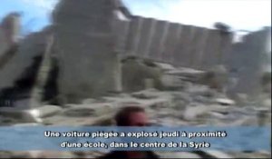 Voiture piégée près d'une école en Syrie: au moins 16 morts