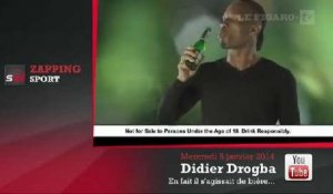 Zap' Sport : Drogba apôtre de la bière, Miami du karaoké