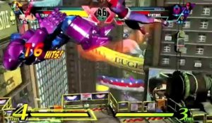 Ultimate Marvel vs. Capcom 3 - Strider gameplay