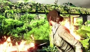 Far Cry 3 - burning hotel escape gameplay