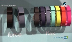 la minute CES S01E11 : Force : le nouveau bracelet connecté à écran OLED de fitbit