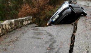 "La route s'est effondrée sous ma voiture" - 18/01