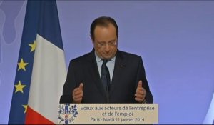 Pacte de responsabilité : Hollande veut des contreparties "claires, précises, mesurables"