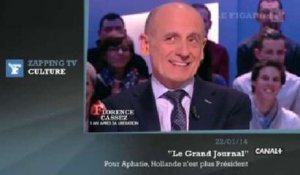 Zapping TV : pour Aphatie, Hollande n’est déjà plus Président