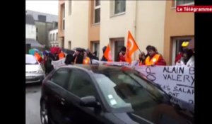 Quimper. Alkopharm : manifestation devant le tribunal de commerce