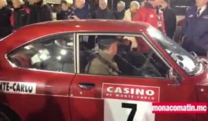 Le départ du Rallye de Monte-Carlo historique