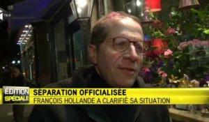 Ce que pense les Français de l'officialisation de la séparation Hollande/Trierweiler