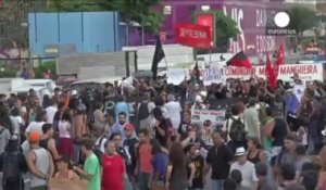 Mobilisation en baisse pour les manifestations anti Coupe du Monde au Brésil
